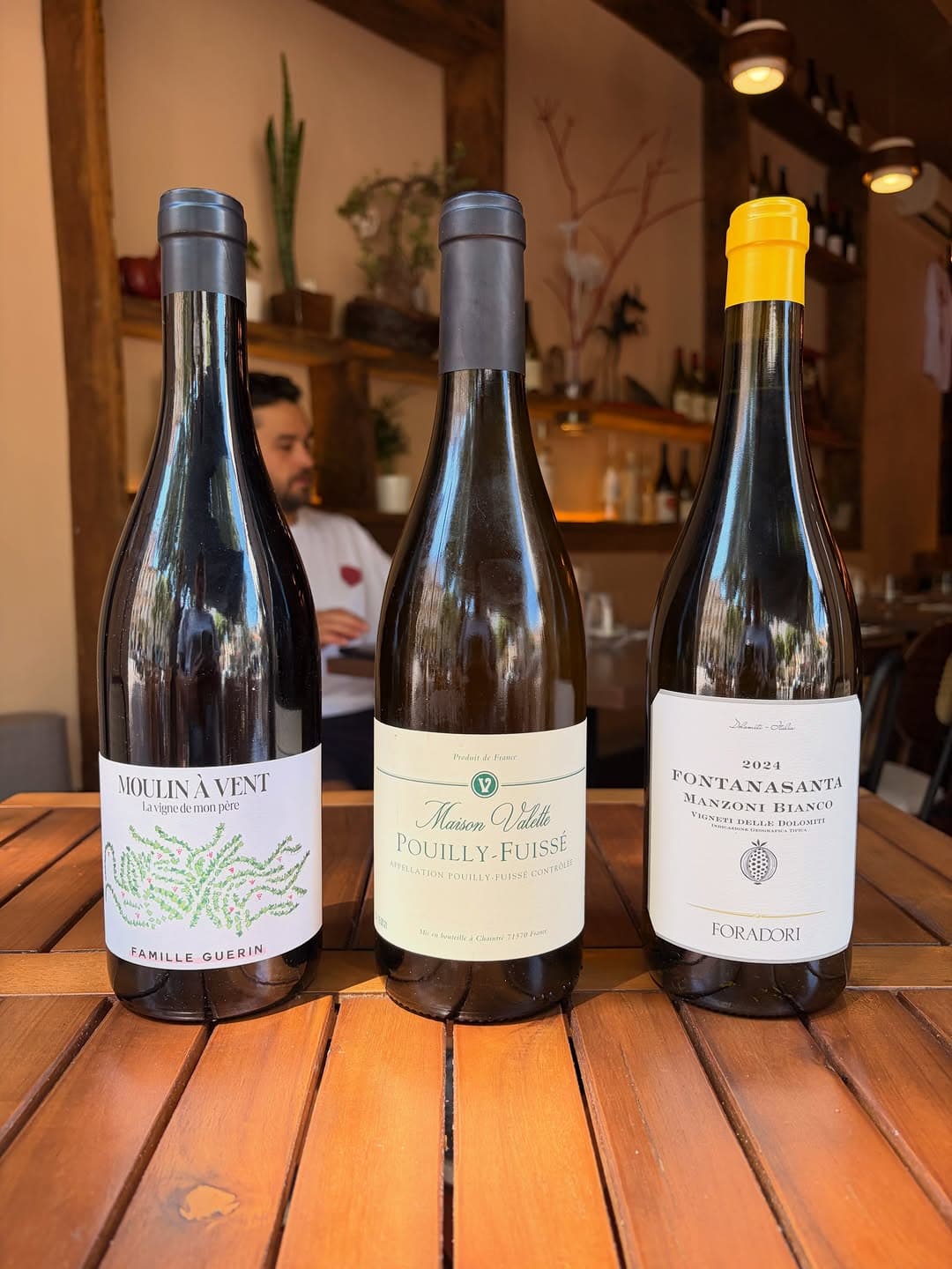 Sélection de bouteilles au bistrot Les Arlots